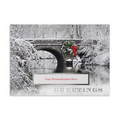 Scenic Pass Greeting Card - Silver Lined White Fastick  Envelope